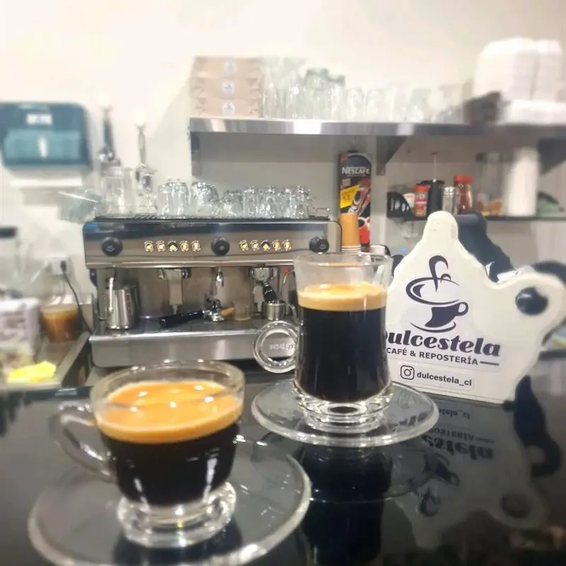 Espresso y cortado