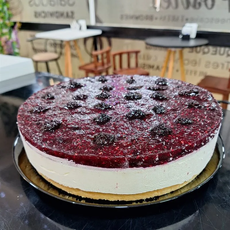 Cheesecake de frutos rojos