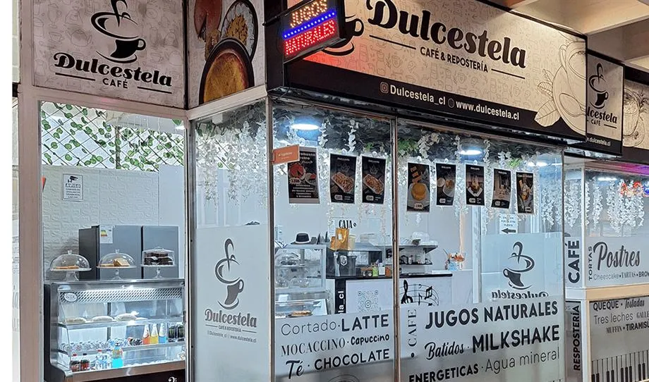 Mostrador del café Dulcestela
