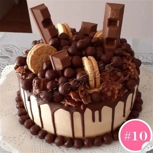 Torta diseño 10, Barras de chocolate