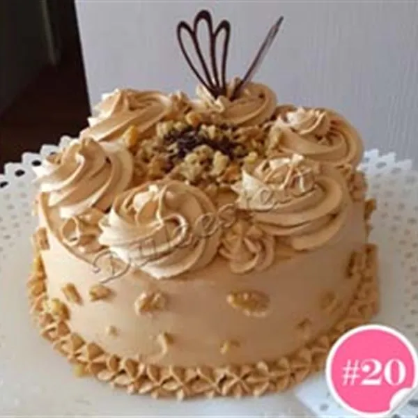 Torta diseño 20, Manjar y nuez