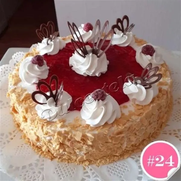 Torta diseño 24, Torta amor de hojarasca
