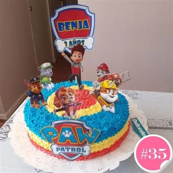 Torta diseño 35, Monitos a elección