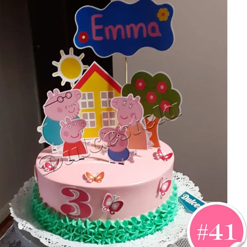 Torta diseño 41, Peppa Pig